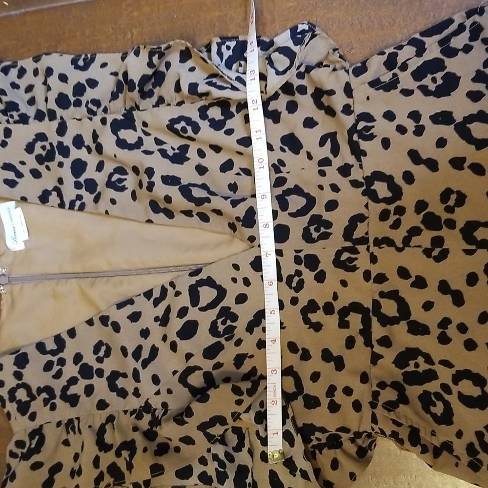Lovers And Friends Jill Romper In Tan Leather - Picture 14 of 14